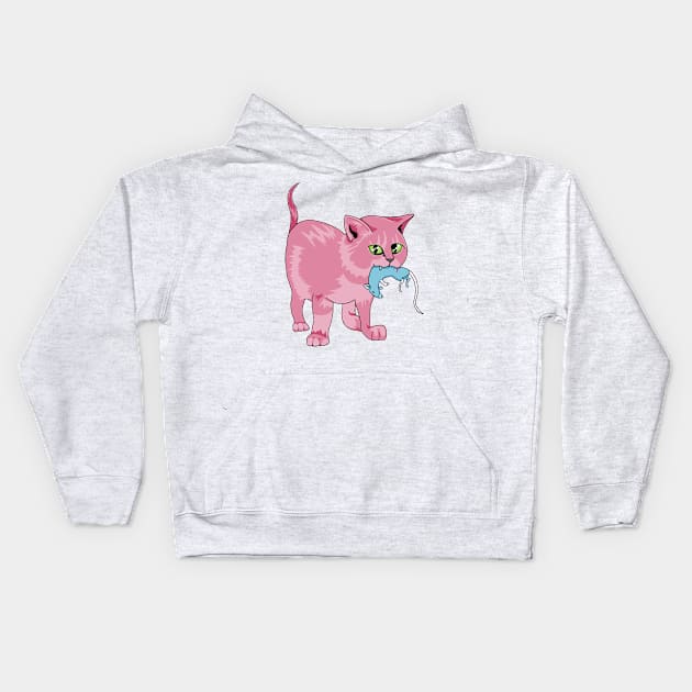 Viciously Cute Kids Hoodie by macpeters